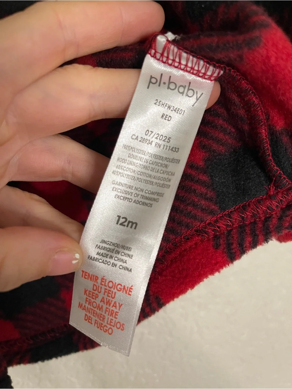 *NWT* 4 for 16$ Red & Black Buffalo Plaid Flannel Hooded Kids Jacket
